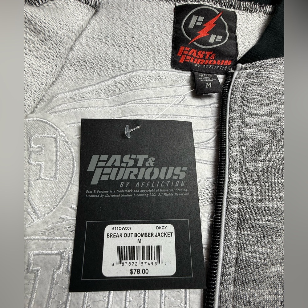 Affliction Fast and Furious Break Out Motors Patch Bomber - Picture 8 of 11